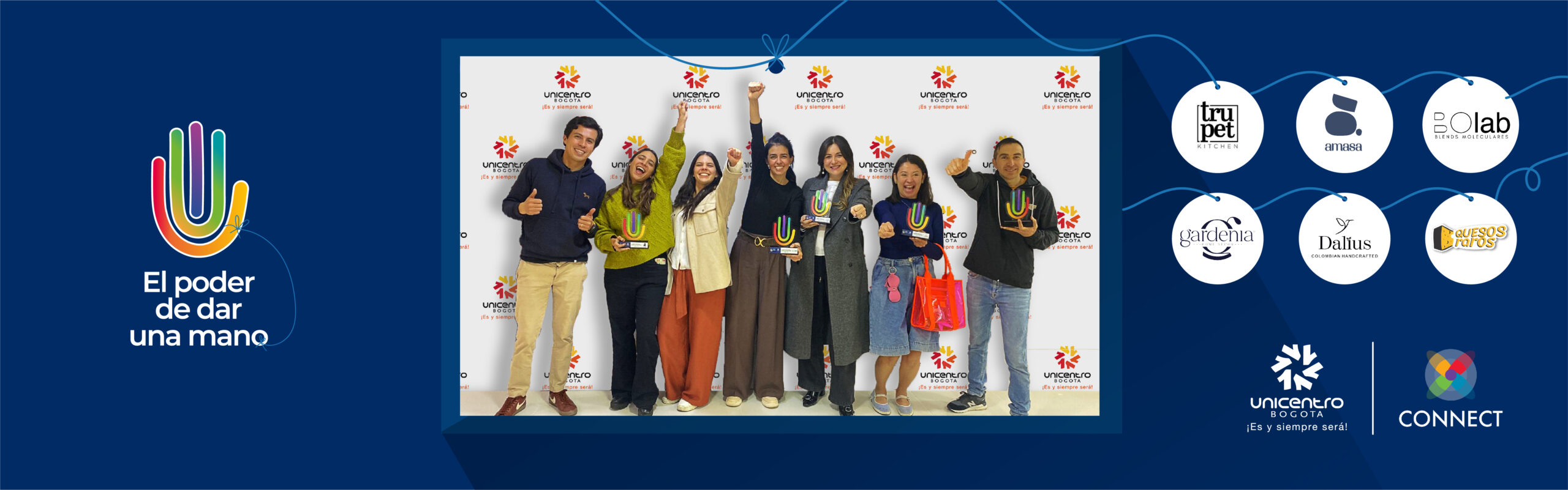 Unicentro Bogotá anuncia a los ganadores de la 5ª edición de El Poder de Dar una Mano